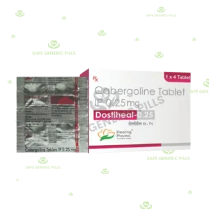 Dostiheal 0.25 Tablet
| Cabergoline 0.25mg