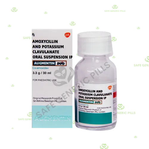 Augmentin Duo Oral Suspension | Amoxycillin 200mg + Clavulanic Acid 28.5mg