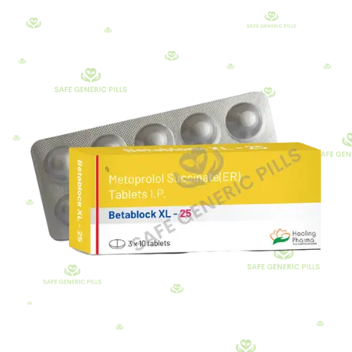 Betablock XL 25 Tablet | Metoprolol Succinate 23.75mg