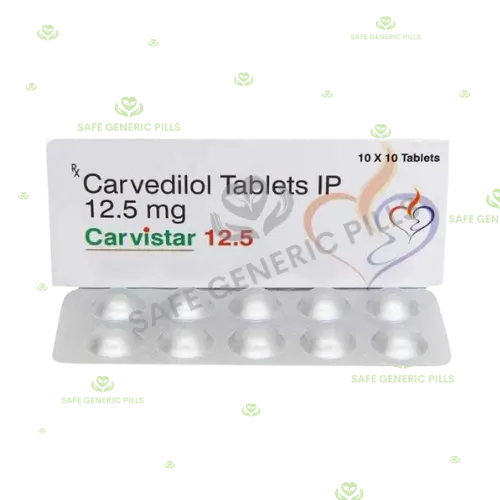 Carvistar 12.5 Tablet | Carvedilol 12.5mg
