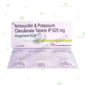 Augmed 625mg Strip Of 6 Tablets | Amoxycillin + Clavulanic Acid125.0 Mg