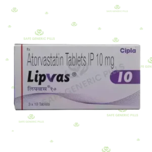 Lipvas 10 Tablet | Atorvastatin 10mg