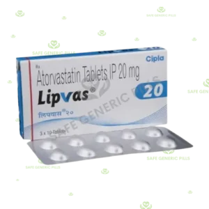 Lipvas 20 Tablet | Atorvastatin 20mg