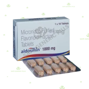 Aldosmin 1000mg Tablet | Diosmin 900mg + Hesperidin 100mg