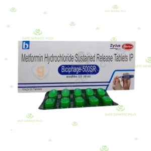 Biciphage 500 SR Tablet | Metformin 500mg