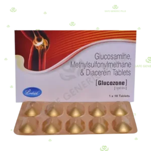 Glucozone Tablet | Glucosamine + Diaserine + Methyl Sulfonyl Methane
