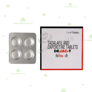 Dejac-T Tablet | Tadelafil 10mg + Dapoxetine 30mg