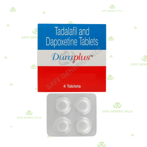 Duraplus Tablet | Tadelafil 10mg + Dapoxetine 30mg