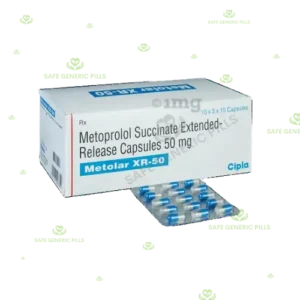 Metolar XR 50 Capsule | Metoprolol Succinate 47.5mg