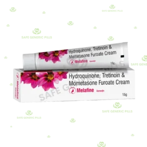 Melafine Cream
| Hydroquinone + mometasone + tretinoin