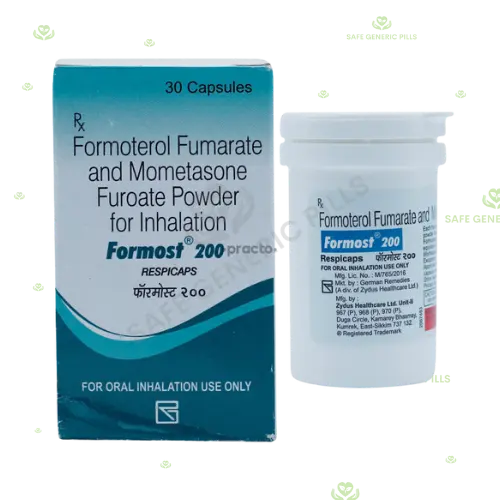 Formost 200 Inhaler | Formoterol 6mcg + Mometasone