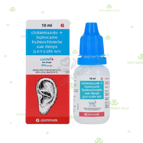 Candid Ear Drop | Lidocaine 2% w/v + Clotrimazole 1% w/v