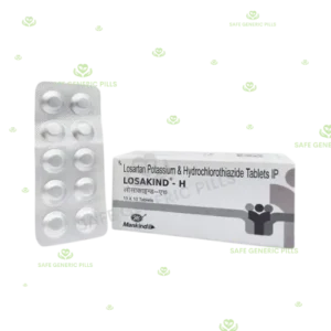 Losakind-H Tablet | Losartan 50mg + Hydrochlorothiazide 12.5mg