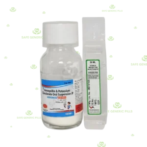 Genmox CV Forte Oral Suspension | Amoxycillin 400mg + Clavulanic Acid