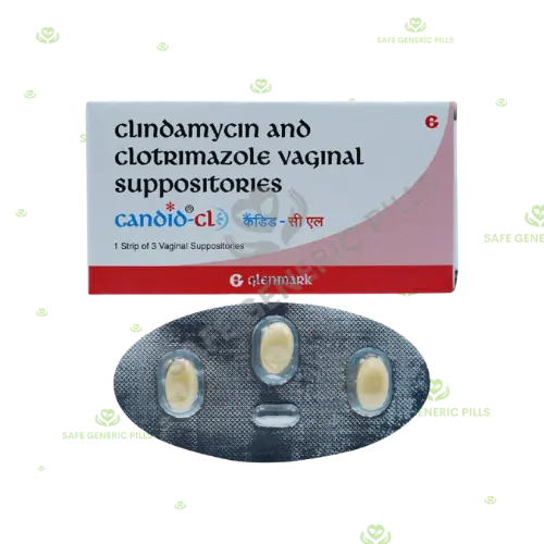 Candid-CL Vaginal Suppository | Clindamycin 100mg + Clotrimazole 200mg