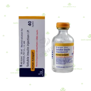 Human Actrapid 40IU/ml Solution for Injection | Human insulin 40IU