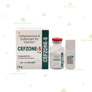 Cefzone-S 1.5gm Injection | Cefoperazone 1000mg + Sulbactam 500mg