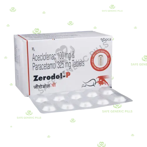 Zerodol P Tablet | Aceclofenac 100mg + Paracetamol
