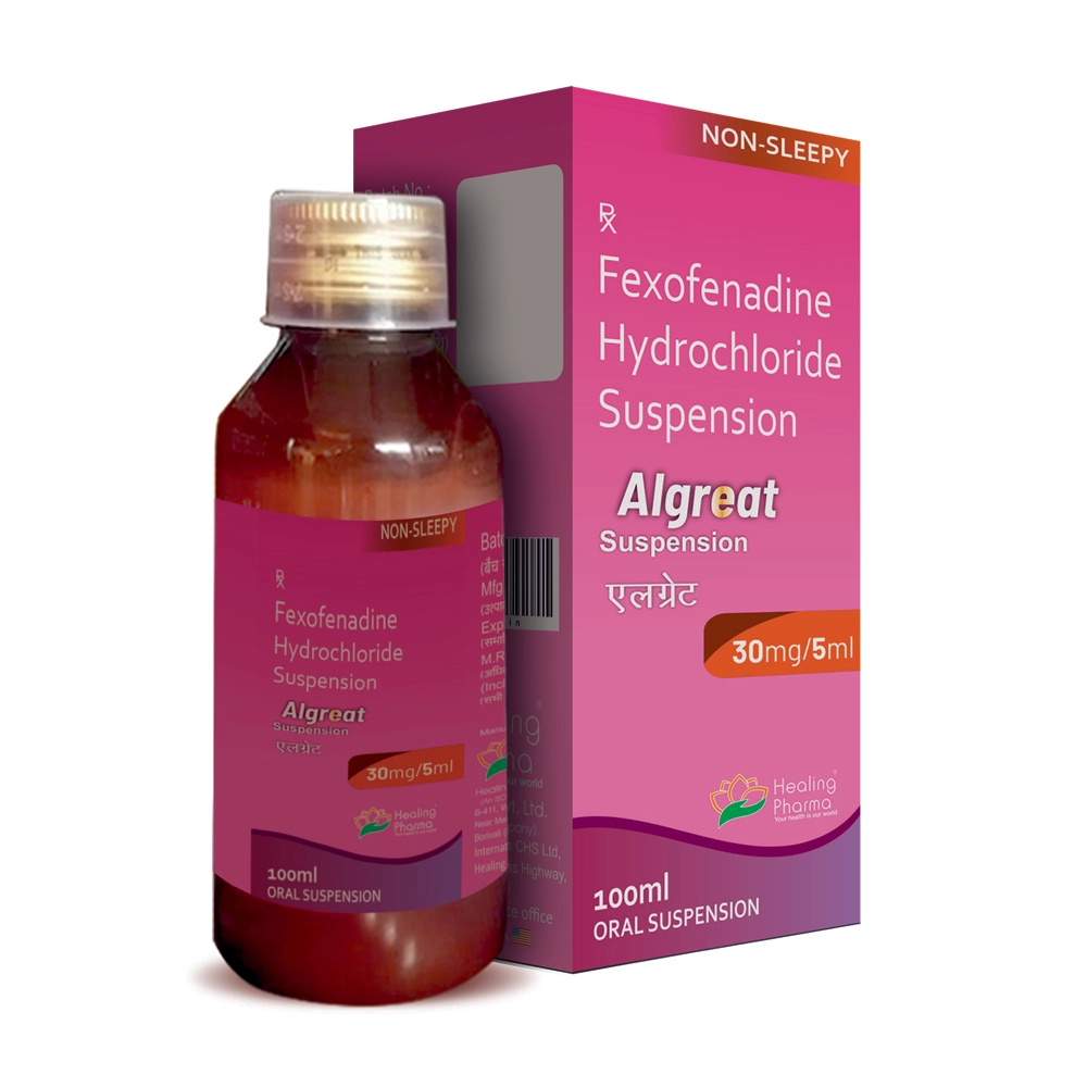 Algreat Syp | Fexofenadine Hydrochloride 30mg ?100 ml