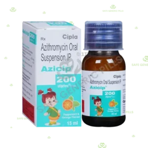 Azicip 200mg Oral Suspension | Azithromycin 200mg