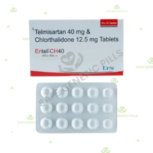 Eritel CH 40 Trio Tablet | Telmisartan + Amlodipine 5mg + Chlorthalidone