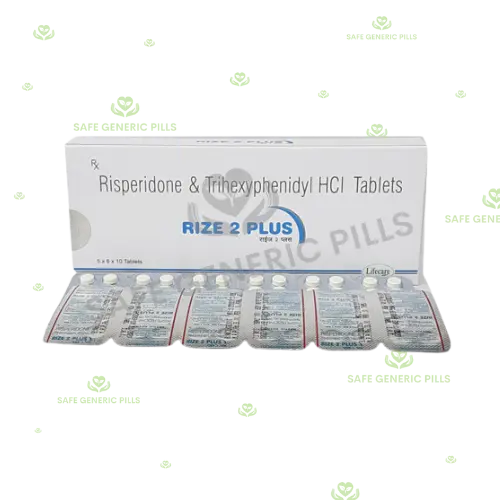 Rize 2 Plus Tablet | Risperidone + Trihexyphenidyl