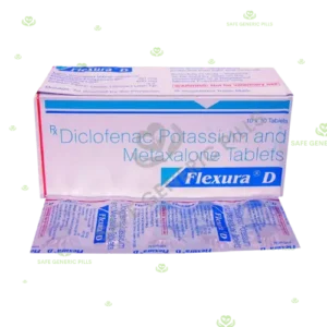 Flexura D Tablet | Diclofenac 50mg + Metaxalone 400mg