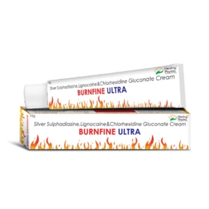 Burnfine Ultra | Silver sulfadiazine 1% + Lignocaine 2% + Chlorhexidine 0.2% ?15 gm