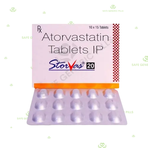 Storvas 20 Tablet | Atorvastatin 20mg