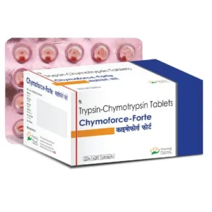 Chymoforce Forte | Trypsin Chymotrypsin (100000 au) ?20 Tablets