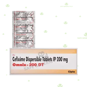 Omnix 200 DT Tablet | Cefixime 200mg