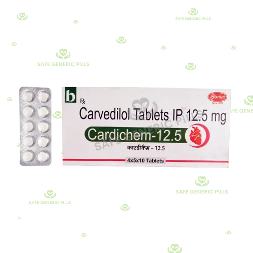 Cardichem 12.5 Tablet | Carvedilol 12.5mg