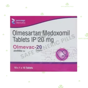 Olmevac 20mg Tablet | Olmesartan Medoxomil 20mg