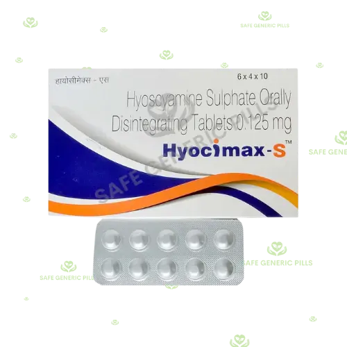 Hyocimax-S Tablet | Hyoscyamine 0.125mg