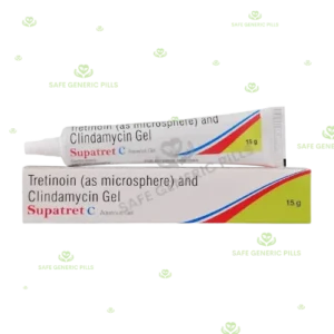 Supatret C Aqueous Gel | Clindamycin 1% w/w + Tretinoin 0.04% w/w