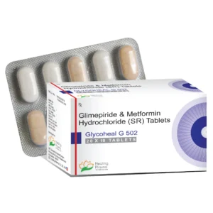 Glycoheal G 502 | Glimepiride 2mg + Metformin 500mg Double Layer