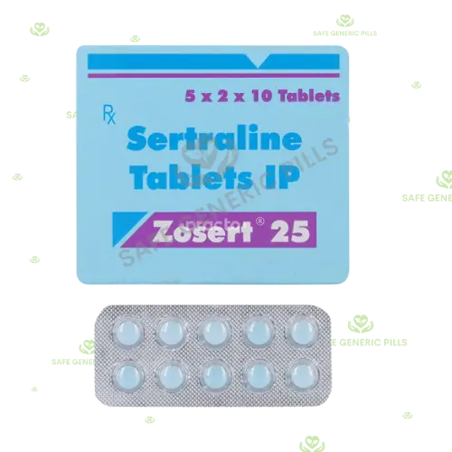 Zosert 25 Tablet | Sertraline 25mg