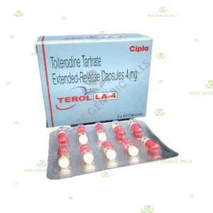 Terol LA 4 Capsule ER | Tolterodine 4mg