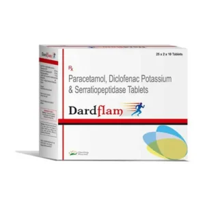 Dardflam | Diclofenac Pot 50mg + Paracetamol 325mg + Serratiopeptidase 15mg