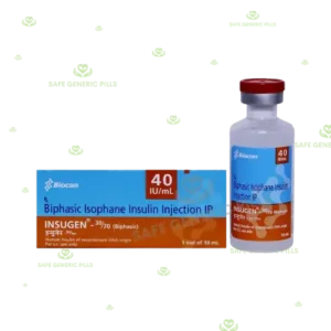 Insugen 30/70 Solution for Injection 40IU/ | Insulin Isophane + Human Insulin/Soluble Insulin