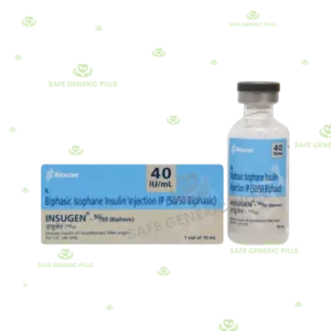 Insugen 50/50 Injection 40IU/ml | Insulin Isophane + Human Insulin