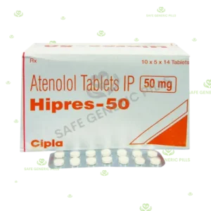 Hipres 50 Tablet | Atenolol 50mg