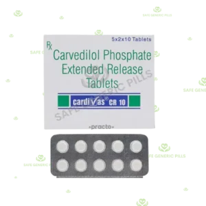 Cardivas CR 10 | Carvedilol 10mg
