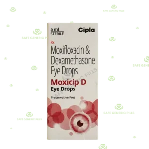 Moxicip D Eye Drop | Moxifloxacin + Dexamethasone