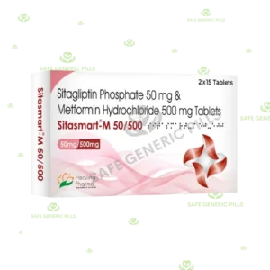 Sitasmart-M 50mg/500mg | Sitagliptin 50mg + Metformin 500mg