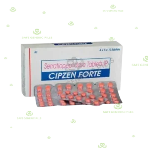 Cipzen Forte Tablet
| Serratiopeptidase 10mg