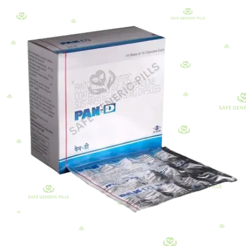 Pan-D Capsule PR
| Domperidone 30mg + Pantoprazole 40mg