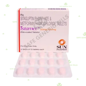 Istamate 50mg/500mg Tablet | Sitagliptin + Metformin