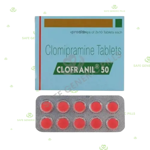 Clofranil 50mg Tablet
| Clomipramine 50mg