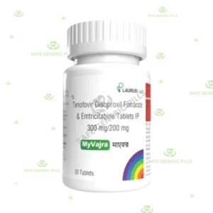 Myvajra Tablet
| Emtricitabine + Tenofovir disoproxil fumarate